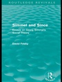 Cover: Simmel and Since (Routledge Revivals) - Routledge