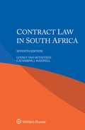 Bild: Contract Law in South Africa - Kluwer Law International
