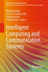 Enlarge image Cover: Intelligent Computing and Communication Systems - Springer