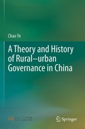 Cover: A Theory and History of Rural-urban Governance in China - Springer
