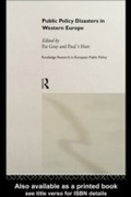 Cover: Public Policy Disasters in Europe - Routledge