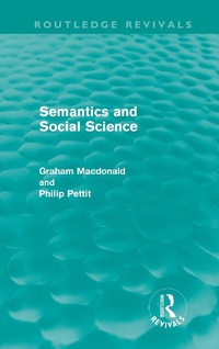 Enlarge image Cover: Semantics and Social Science - Routledge