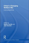 Cover: China's Changing Welfare Mix - Routledge