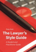 Cover: The Lawyer's Style Guide - Hart Publishing