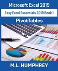 Bild: Excel 2019 PivotTables - M.L. Humphrey