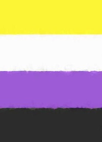 Enlarge image Cover: Nonbinary Pride Flag Sketch Journal - Bunny 17 Media