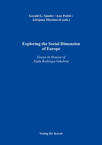 Enlarge image Cover: Exploring the Social Dimension of Europe - Kovac, Dr. Verlag