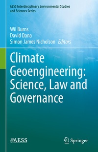 Enlarge image Cover: Climate Geoengineering: Science, Law and Governance - Springer