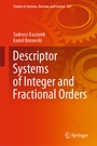Cover: Descriptor Systems of Integer and Fractional Orders - Springer