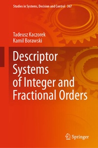 Enlarge image Cover: Descriptor Systems of Integer and Fractional Orders - Springer