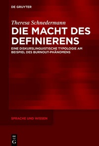 Abbildung von: Die Macht des Definierens - De Gruyter