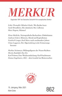 Abbildung von: MERKUR 3/2021 - Klett-Cotta