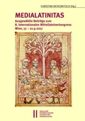 Cover: Medialatinitas - Verlag der &ouml;sterreichischen Akademie der Wissenschaften