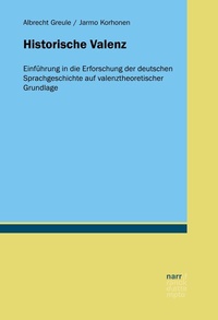 Abbildung von: Historische Valenz - Narr Francke Attempto Verlag