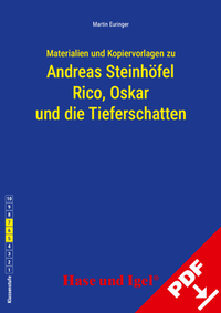 Enlarge image Cover: Begleitmaterial: Rico, Oskar und die Tieferschatten - Hase und Igel Verlag