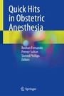 Cover: Quick Hits in Obstetric Anesthesia - Springer