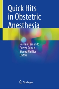 Abbildung von: Quick Hits in Obstetric Anesthesia - Springer