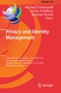 Cover: Privacy and Identity Management - Springer