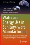 Cover: Water and Energy Use in Sanitary-ware Manufacturing - Springer