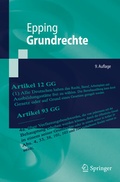 Cover: Grundrechte - Springer