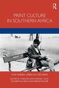 Cover: Print Culture in Southern Africa - Routledge