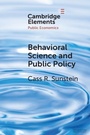 Cover: Behavioral Science and Public Policy - Cambridge University Press