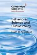 Cover: Behavioral Science and Public Policy - Cambridge University Press