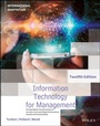 Cover: Information Technology for Management - Wiley