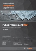Cover: International Comparative Legal Guide - Public Procurement 2021 - Global Legal Group Ltd