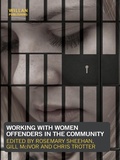 Cover: Working with Women Offenders in the Community - Willan Publishing