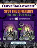 Cover: Spot the Difference "I Love Halloween" Picture Puzzles - Puzzle Favorites