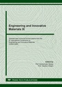 Cover: Engineering and Innovative Materials IX - Trans Tech Publications Ltd