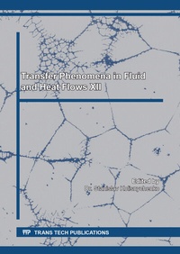 Abbildung von: Transfer Phenomena in Fluid and Heat Flows XII - Trans Tech Publications Ltd