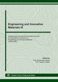 Cover: Engineering and Innovative Materials IX - Trans Tech Publications Ltd
