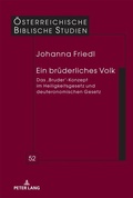 Cover: Ein br&uuml;derliches Volk - Peter Lang Verlag