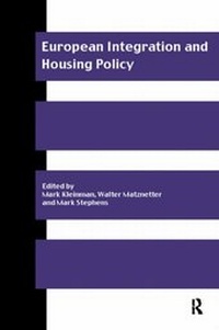 Enlarge image Cover: European Integration and Housing Policy - Routledge