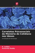Cover: Correlatos Psicossociais da Memoria do Cotidiano nos Idosos - Edicoes Nosso Conhecimento