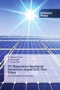 Cover: DC Magnetron Sputtered Aluminum doped ZnO Thin Films - Scholars' Press