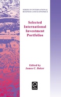Cover: Selected International Investment Portfolios - Pergamon