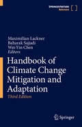 Cover: Handbook of Climate Change Mitigation and Adaptation - Springer