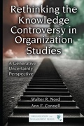 Cover: Rethinking the Knowledge Controversy in Organization Studies - Routledge