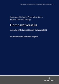 Enlarge image Cover: Homo universalis - Peter Lang Verlag