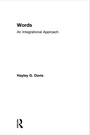 Cover: Words - An Integrational Approach - Routledge