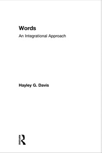 Abbildung von: Words - An Integrational Approach - Routledge