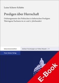 Cover: Predigen &uuml;ber Herrschaft - Franz Steiner Verlag