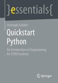 Abbildung von: Quickstart Python - Springer