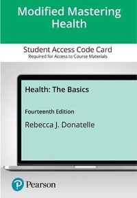 Abbildung von: Modified Mastering Health with Pearson Etext -- Access Card -- For Health - Pearson