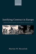 Bild: Justifying Contract in Europe - Oxford University Press