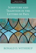 Cover: Scripture and Tradition in the Letters of Paul - Paulist Press International,U.S.