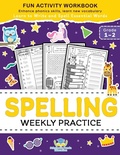 Cover: Spelling Weekly Practice for 1st 2nd Grade - Scholastic Panda Education